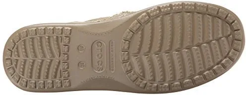 Crocs Men's Santa Cruz Slip-On Loafer,Khaki/Khaki,12 (D)M US High Suede Loafers