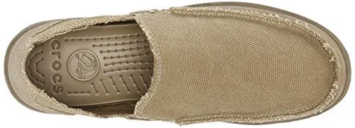Olukai Loafers Crocs Men's Santa Cruz Slip-On Loafer,Khaki/Khaki,12 (D)M US
