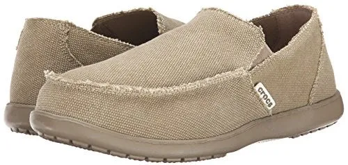 Crocs Men's Santa Cruz Slip-On Loafer,Khaki/Khaki,12 (D)M US Ny Loafers