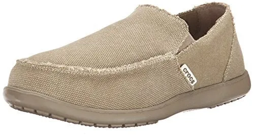 Crocs Men's Santa Cruz Slip-On Loafer,Khaki/Khaki,12 (D)M US Astaire Loafers