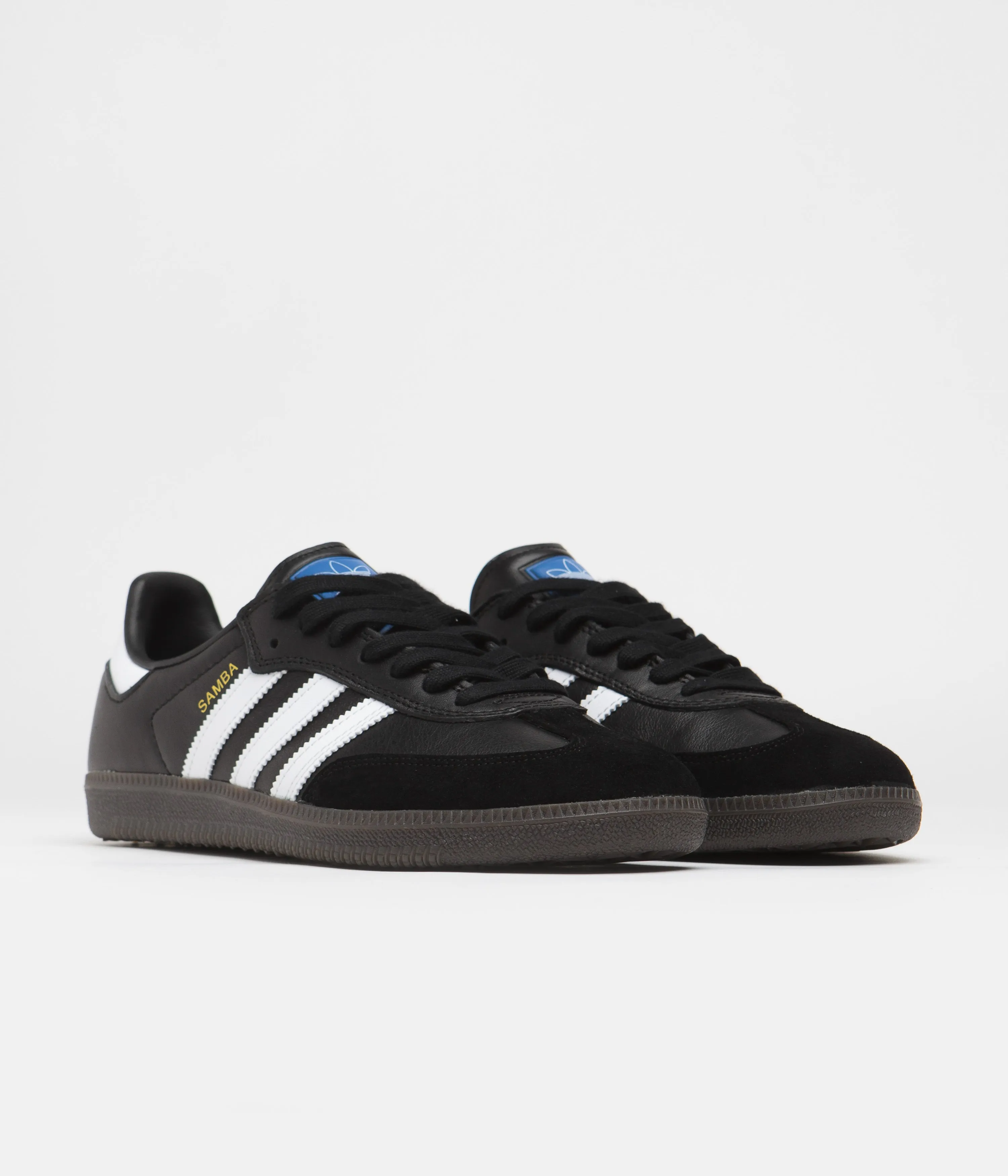 Adidas Samba Adv Shoes - Core Black / FTWR White / Gold Metallic Zx 700 Adidas Shoes