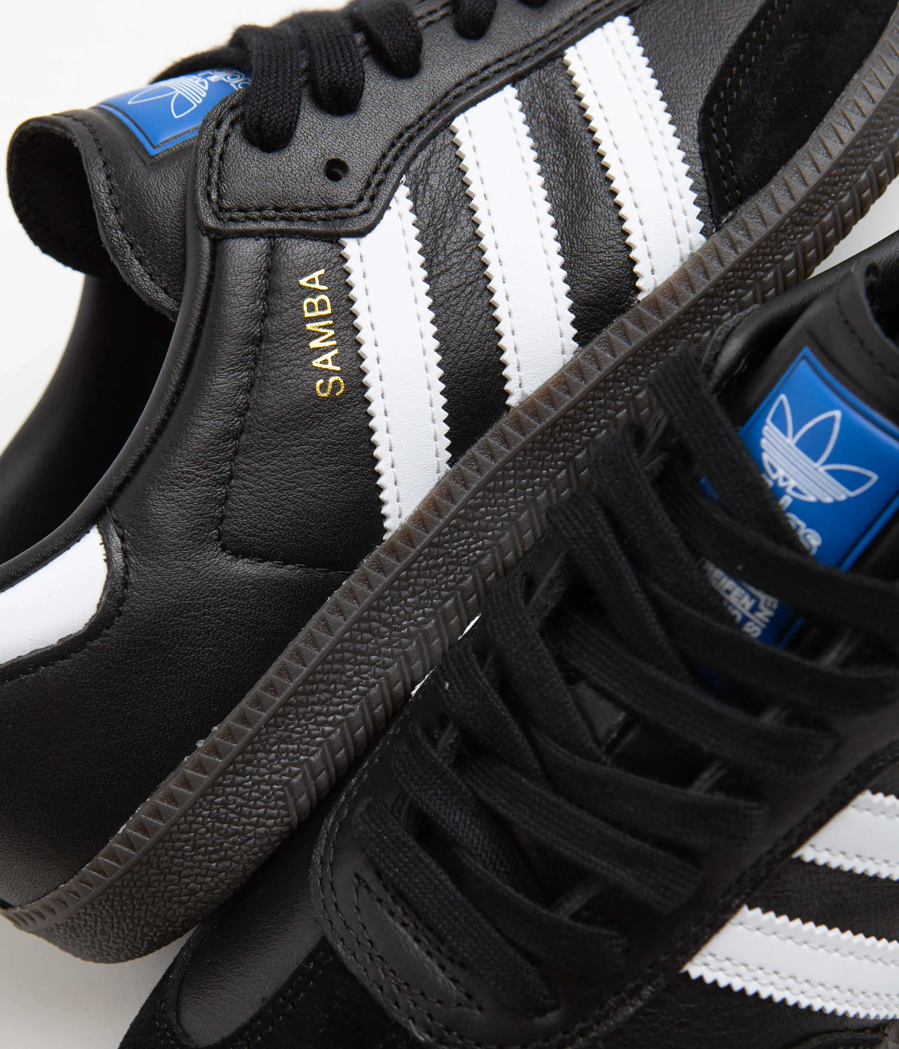 Adidas Samba Adv Shoes - Core Black / FTWR White / Gold Metallic Adidas Shoes Lifting