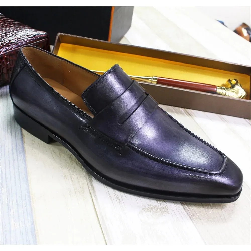 Haruta Loafers Near Me Slip-On Loafers for Men - Premium Leather Shoes (Weddings, Formal Events)