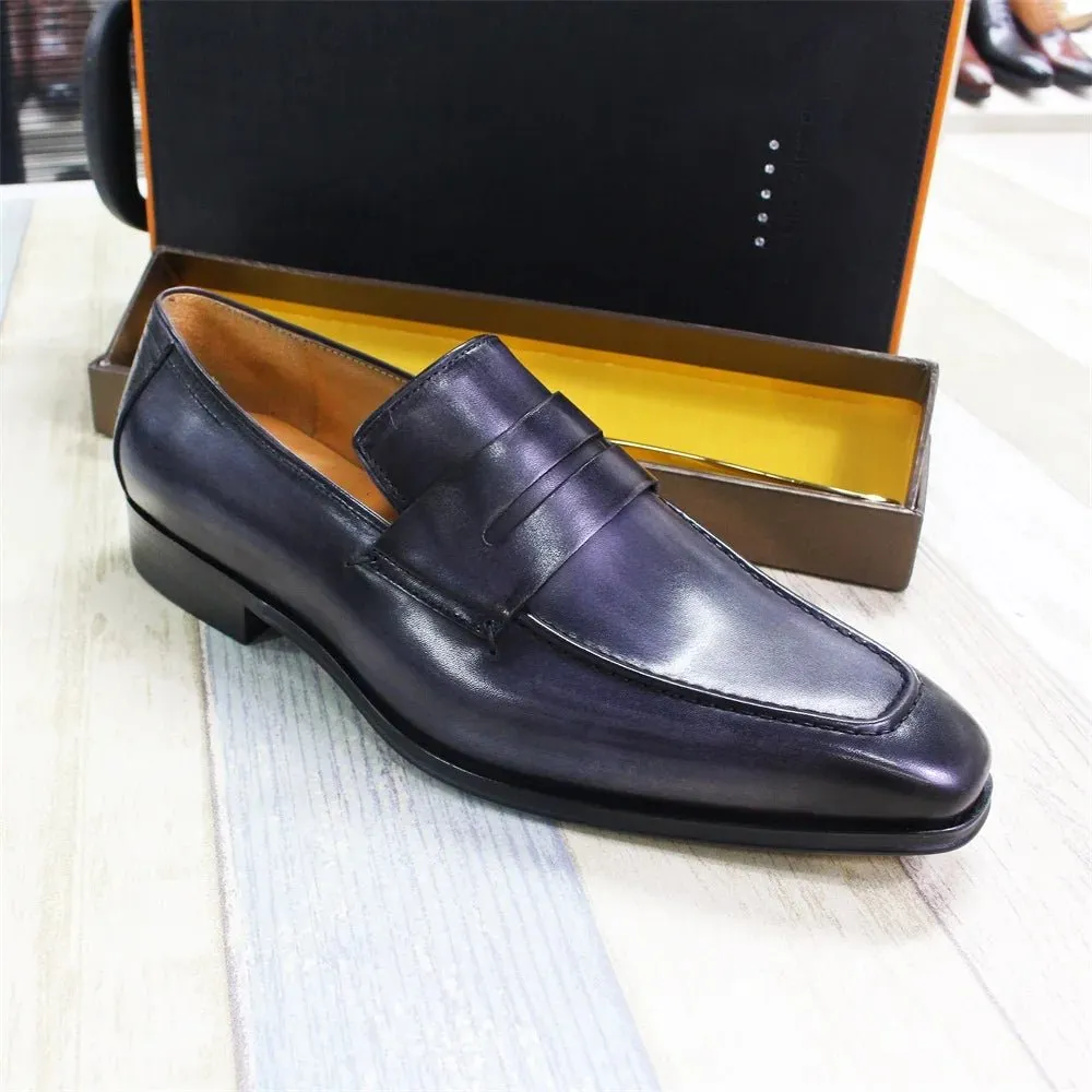 Slip-On Loafers for Men - Premium Leather Shoes (Weddings, Formal Events) Velasca Milano Loafers