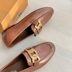 Ollio Oxfords Metal Buckle White Black Leather Shoes British Retro Flat Heel Oxfords Office Ladies Career Shoes Women