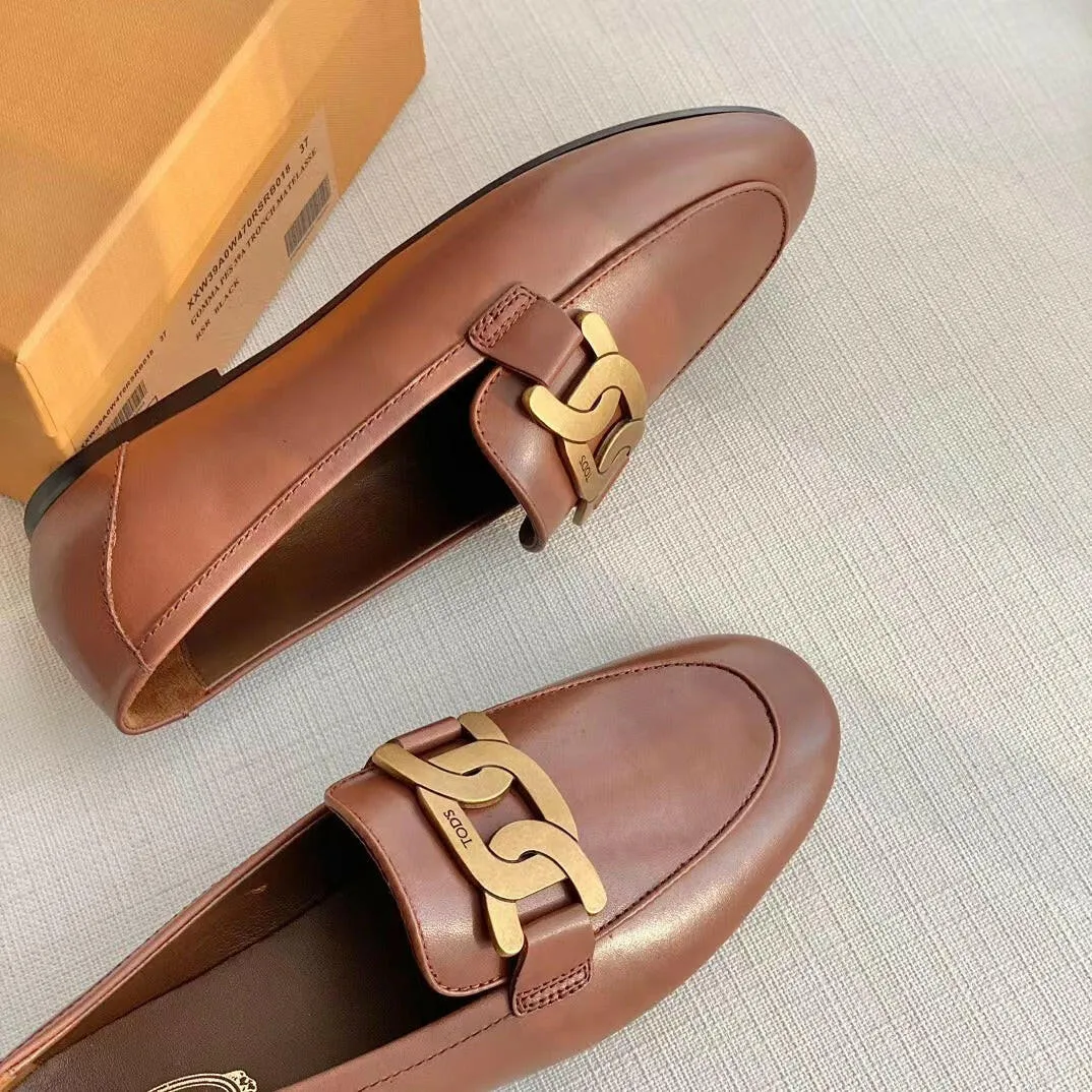 Metal Buckle White Black Leather Shoes British Retro Flat Heel Oxfords Office Ladies Career Shoes Women Oxford Shoes Near Me