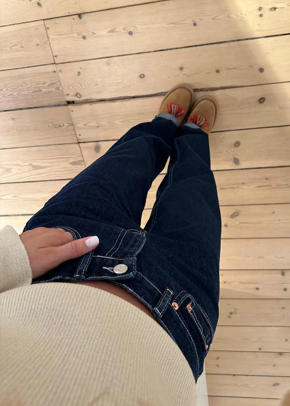 W Tazzle - Chestnut Ostrich Skin Loafers