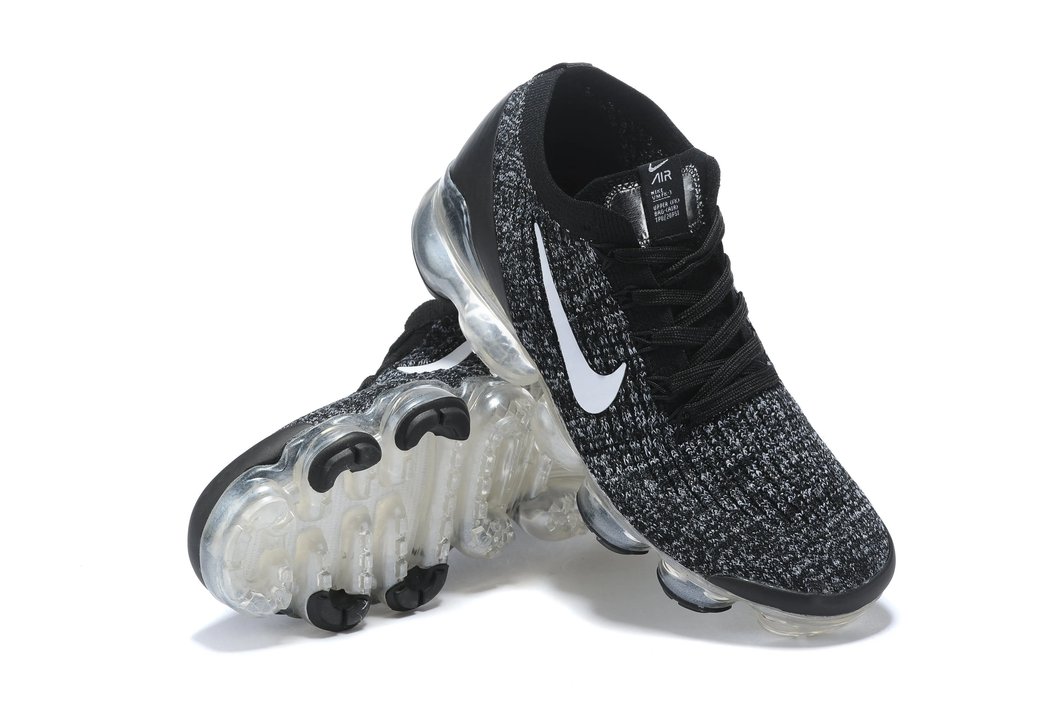 Good Feet Sneakers Nike Air Vapormax Flyknit 3 "Oreo" Grey Black Shoes Sneakers Men Sale Size US 7-11
