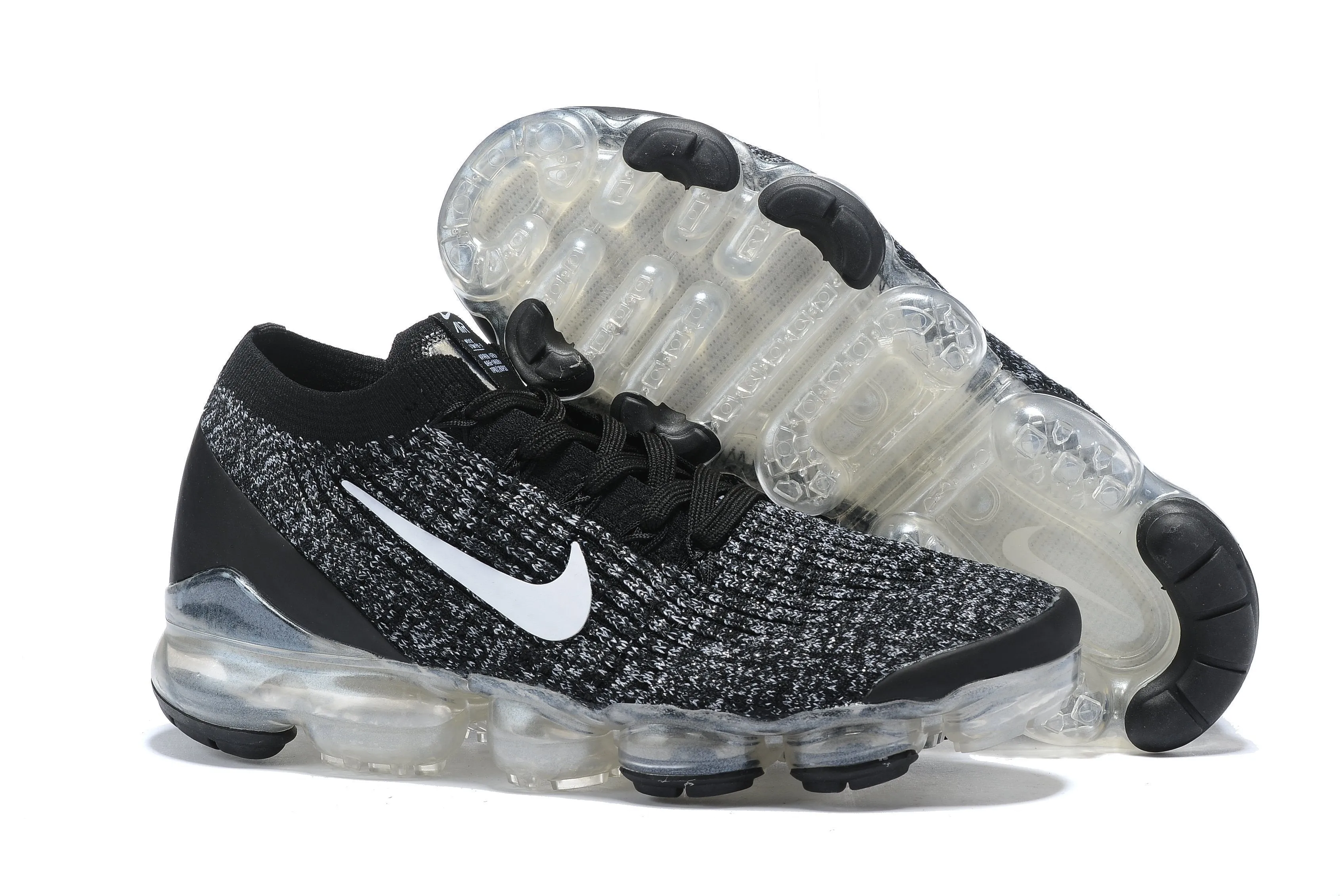 Nike Air Vapormax Flyknit 3 "Oreo" Grey Black Shoes Sneakers Men Sale Size US 7-11 Charles Barkley Sneakers