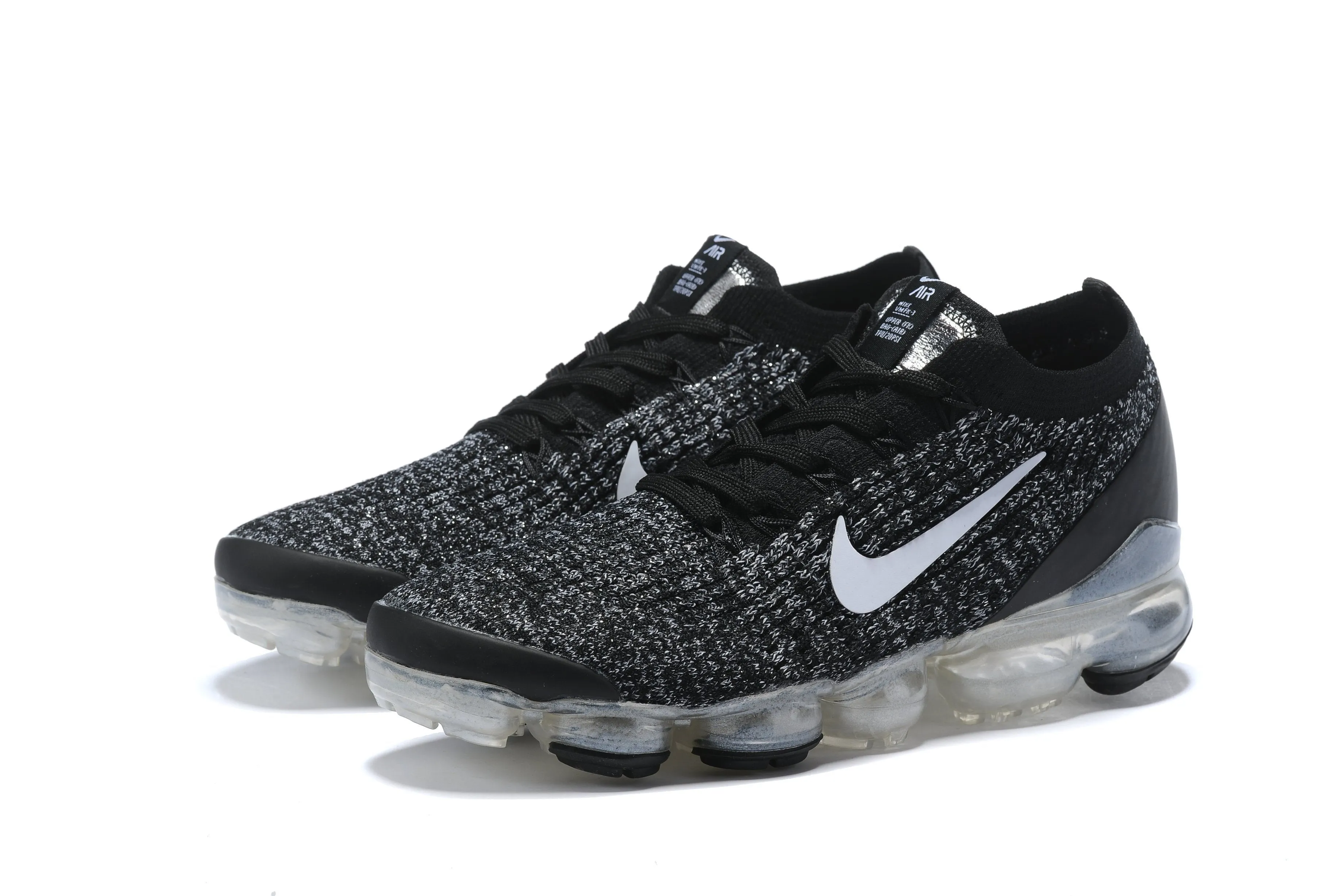 Nike Air Vapormax Flyknit 3 "Oreo" Grey Black Shoes Sneakers Men Sale Size US 7-11 Recyclable Sneakers