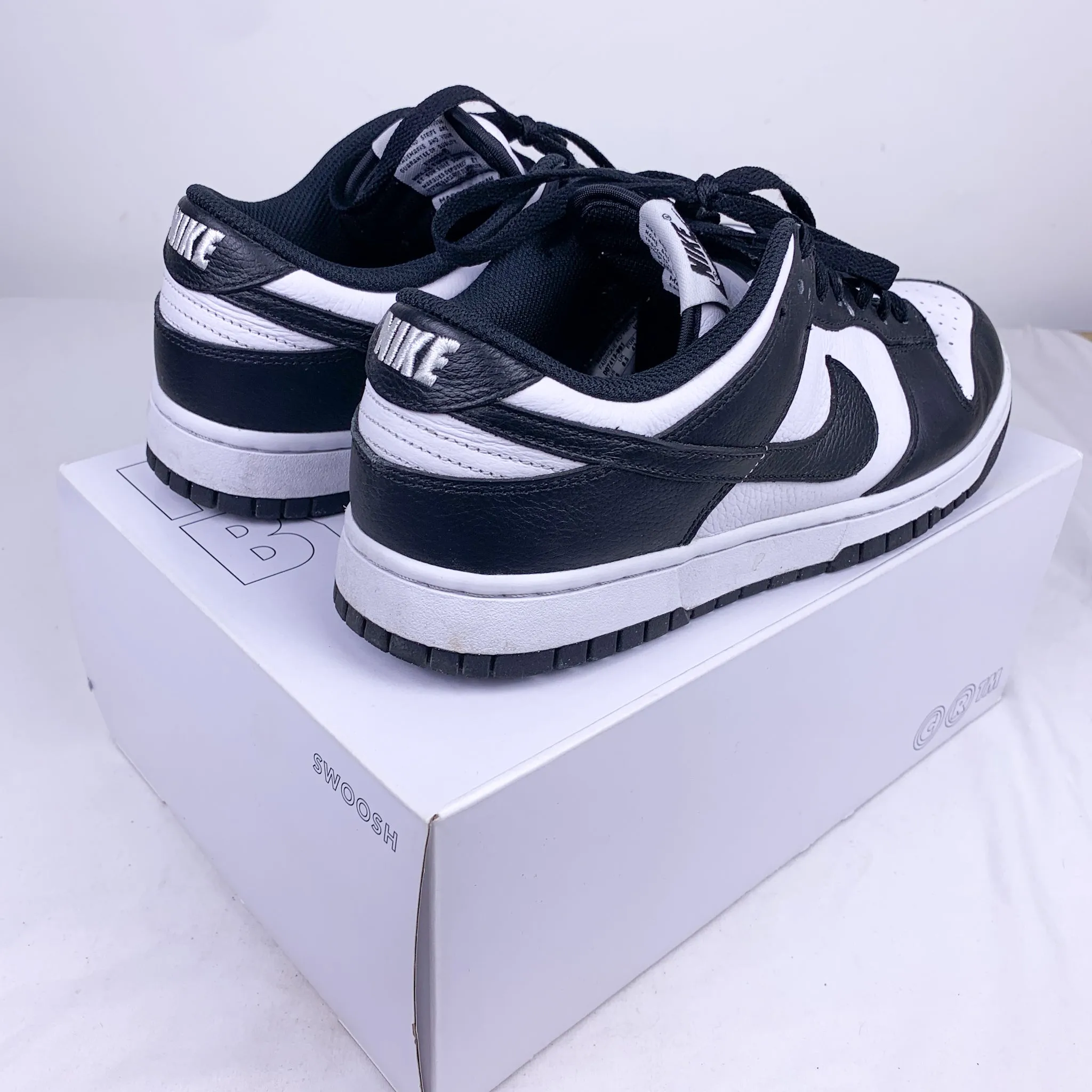 Nike Dunk Low ID Panda Sneakers With Box Asics Duomax Shoes Price