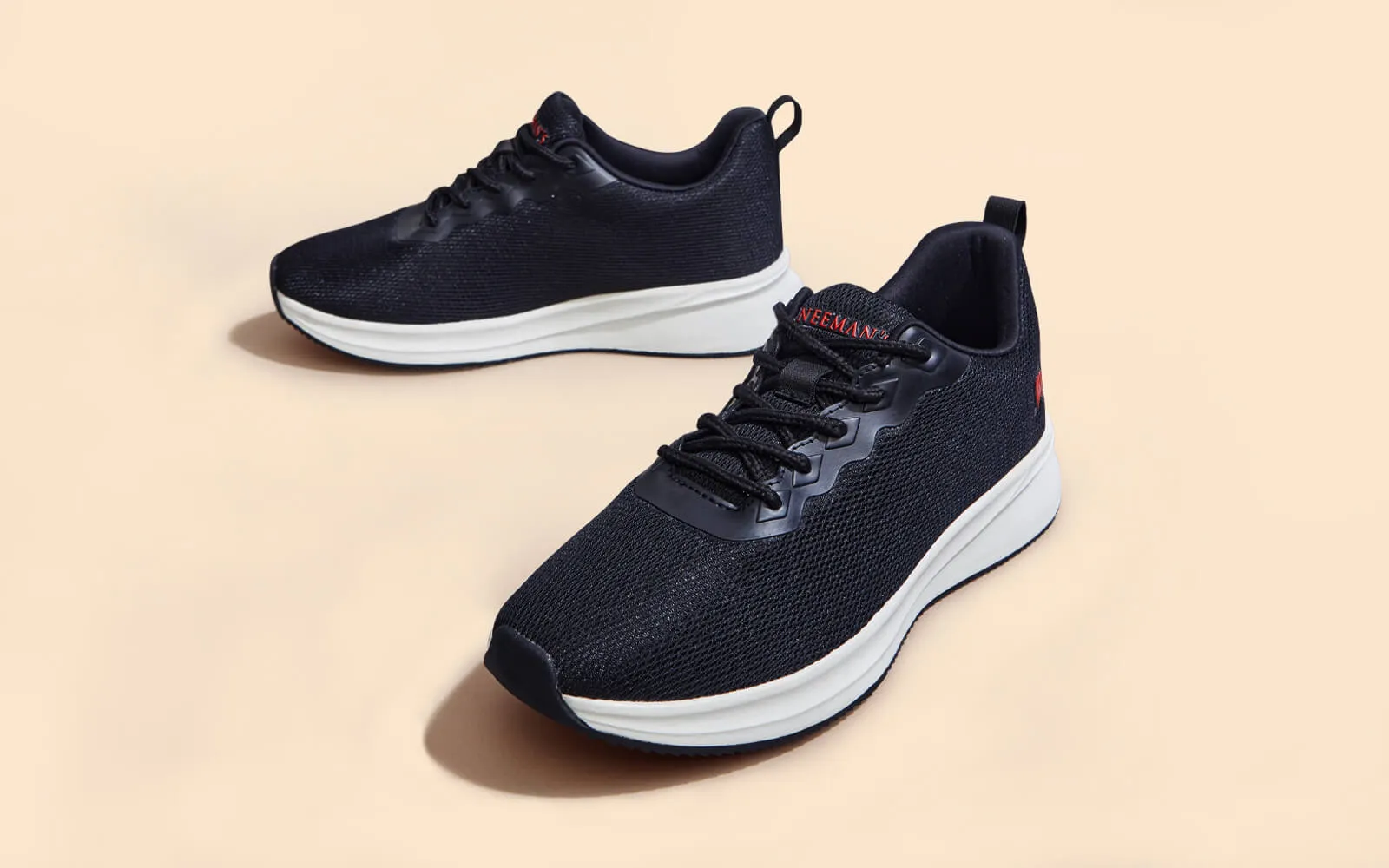 Rubber Toe Work Boots Walkers High : Black