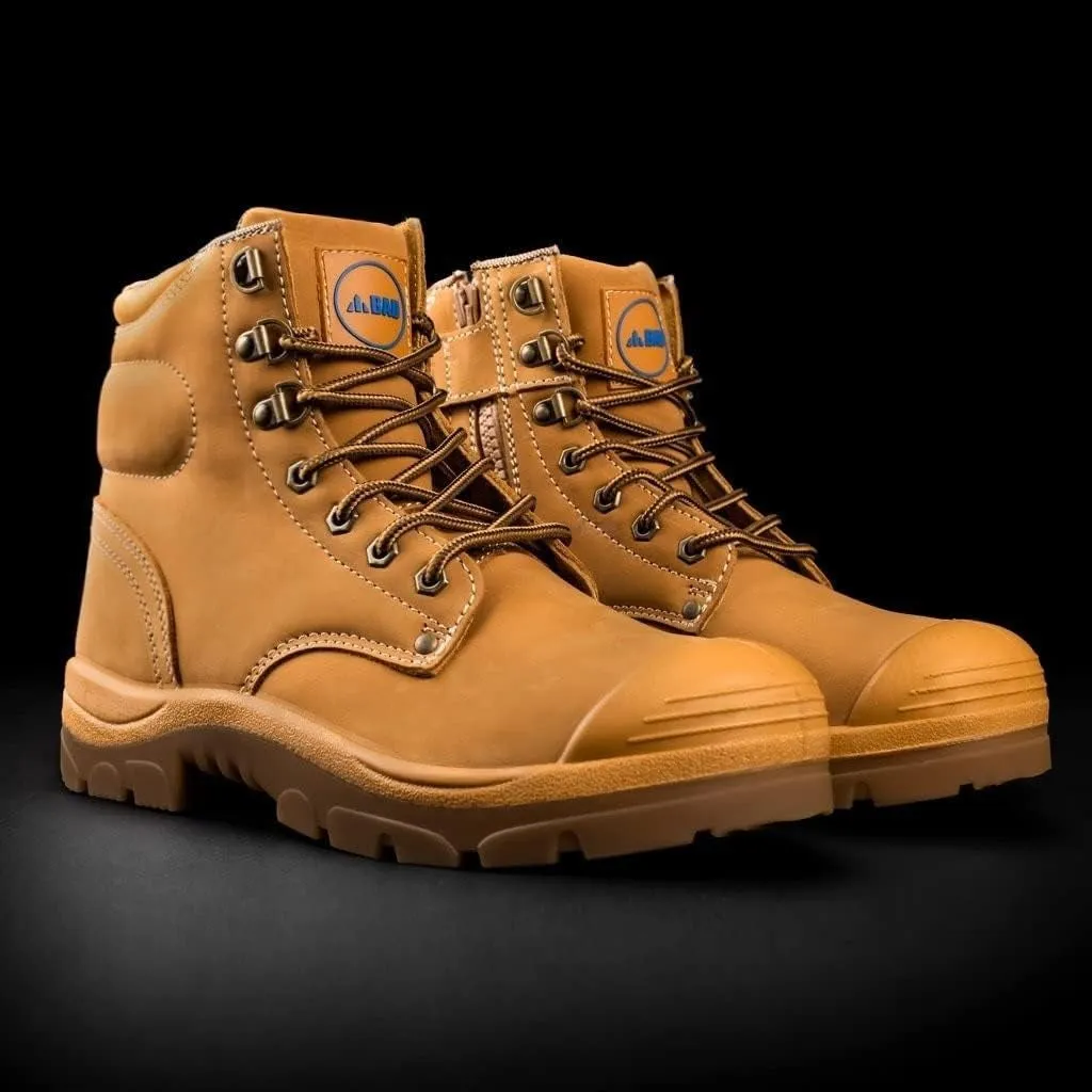 BAD Workwear Men's Storm Work Boots Work Boots With Side Zipper