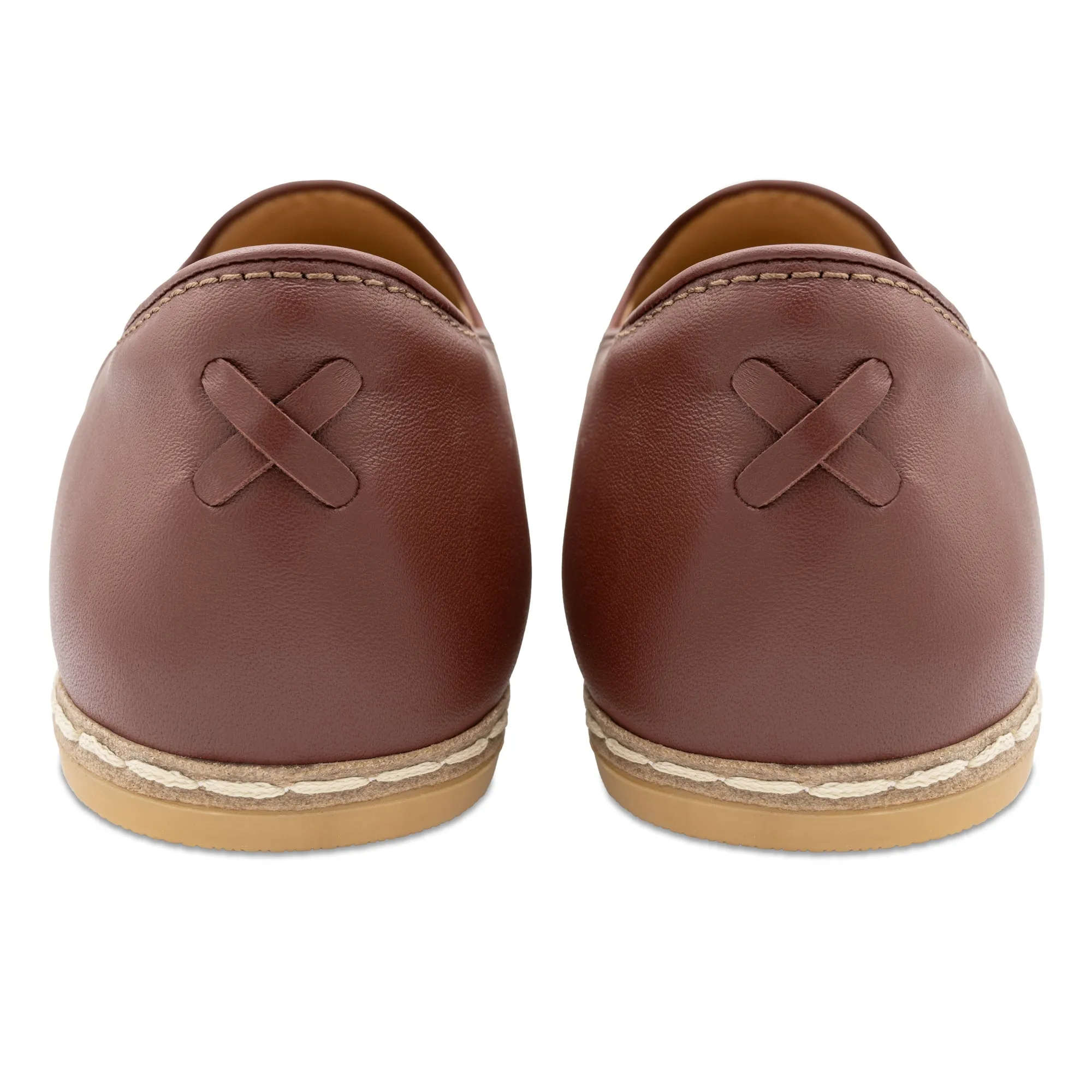 Cognac Slip Ons for Men Slip On Safety Trainers