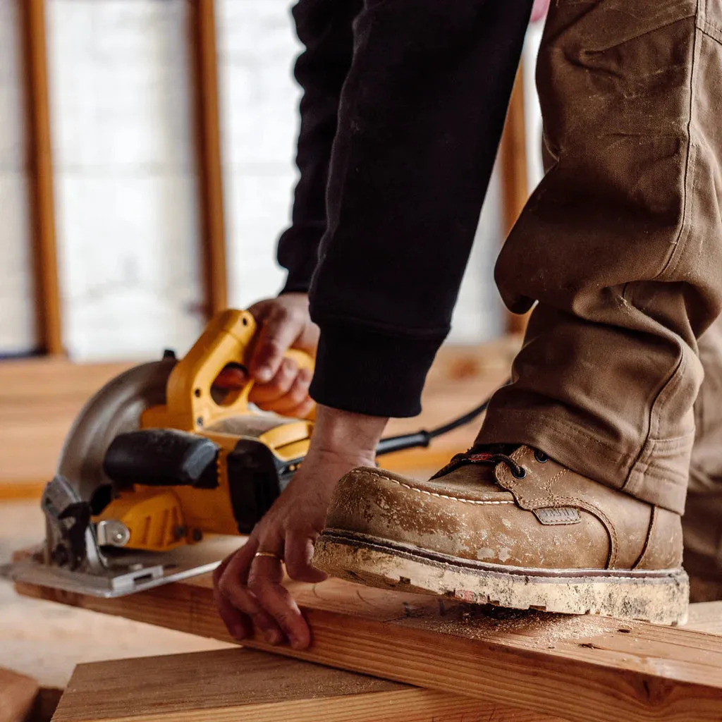 6 Moc Toe Wedge Work Boots Brunt The Marin (Soft Toe) 6" Waterproof Moc Toe Work Boot Men's