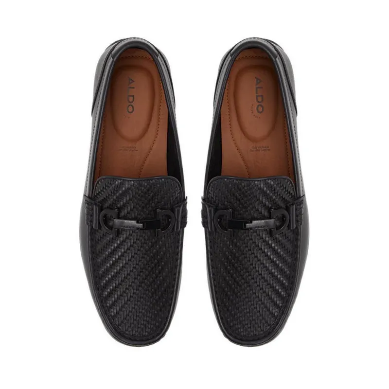Orlovoflexx Slip Ons - Black Logo Embossed Slip-on Espadrille