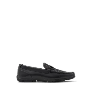 Orlovoflexx Slip Ons - Black Leather Platform Slip On Sneakers