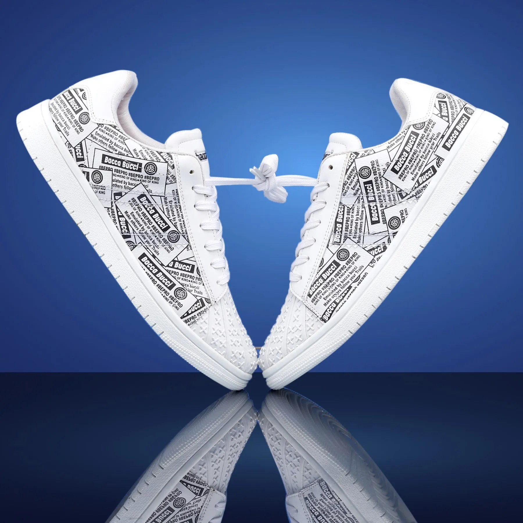 Bacca Bucci Raven Sewing Ribbons On Flat Ballet Shoes