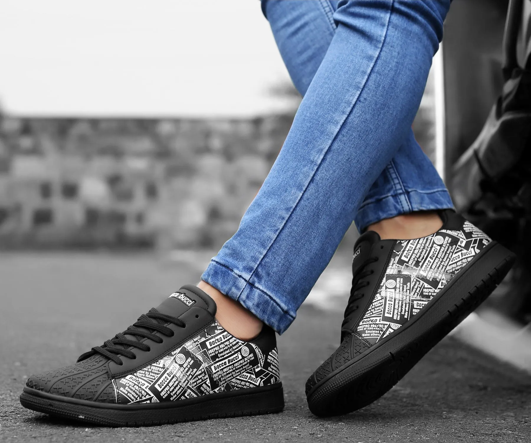 Flat Salsa Shoes Bacca Bucci Raven