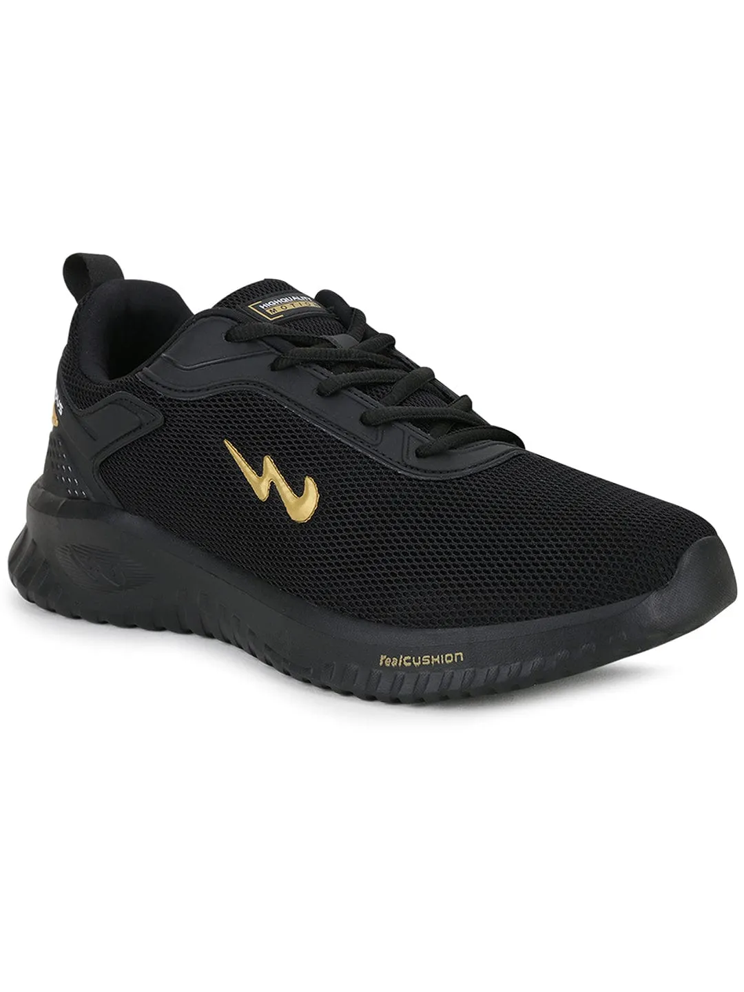 WELLS Black Men's Running Shoes Running Shoes Bunions