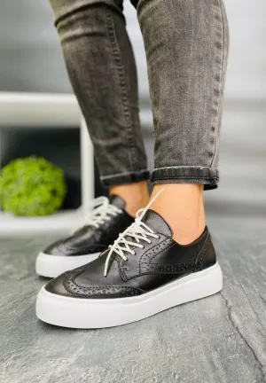 Women Leather Loafers Oxford Black Loafers Doc Martens