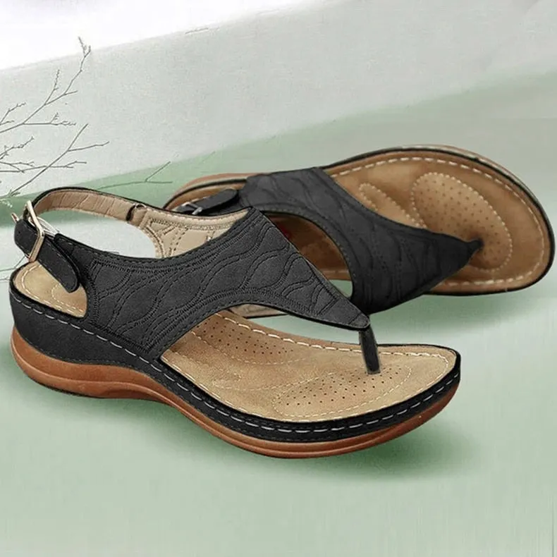 Best Flip Flops For Home Women Sandals 2021 New Summer Shoes Women Lightweight Heels Sandals Plus Size Women Flip Flops Wedges Shoes Sandalias Mujer