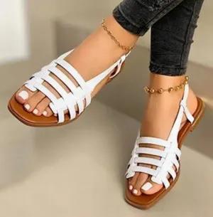 Women Summer Gladiator Sandals Jeweled Sandals