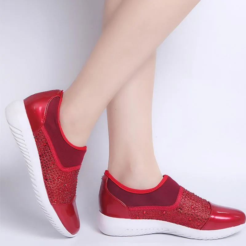 Women Woven Mesh Flat Shoes Chinese Flats Shoes