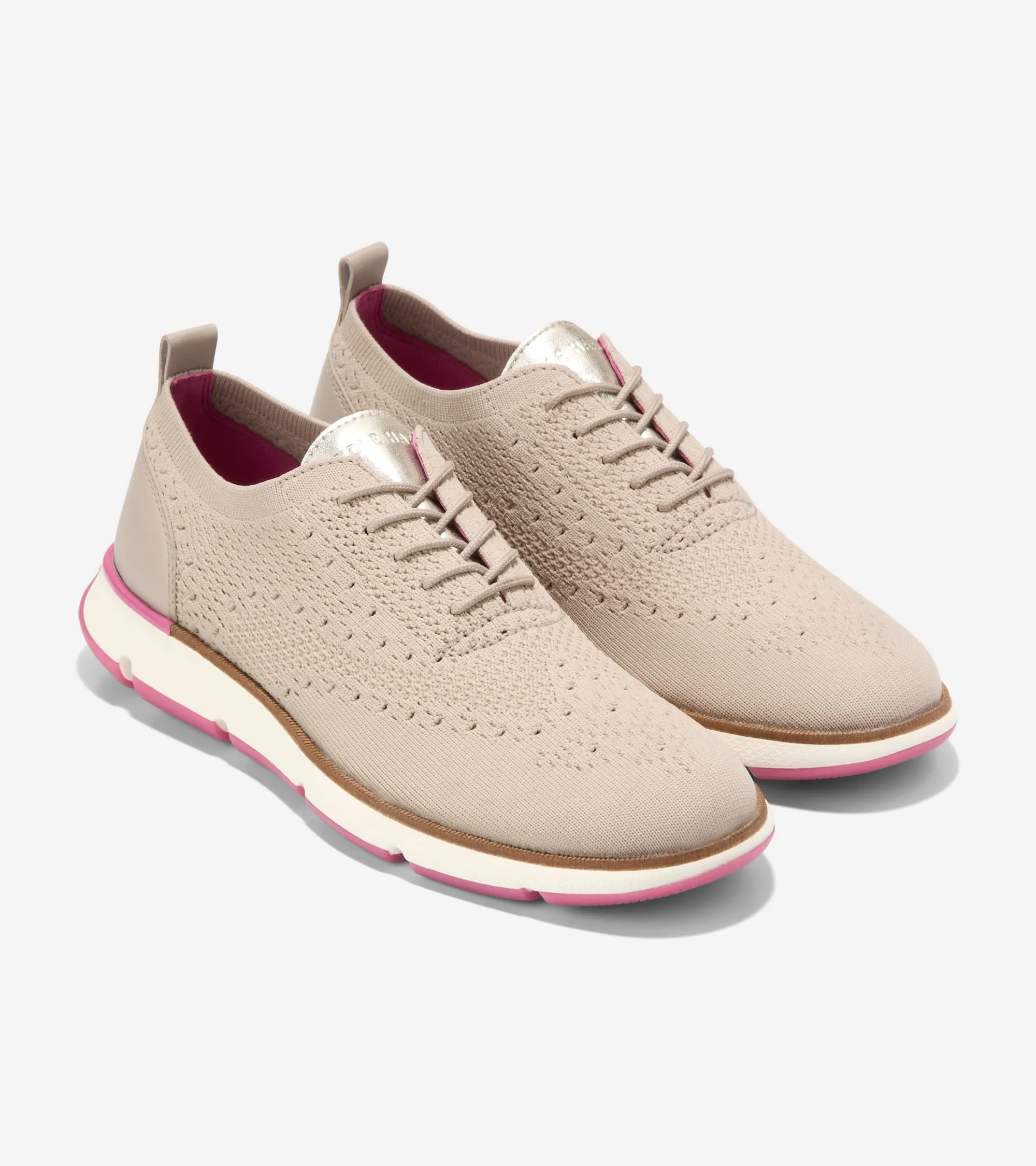Gold Metallic Oxfords Women's 4.ZERGRAND Stitchlite Oxfords