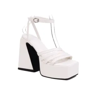 Women's Ankle Strap Thick Sole High Heel Platform Sandals Sandals Yoga