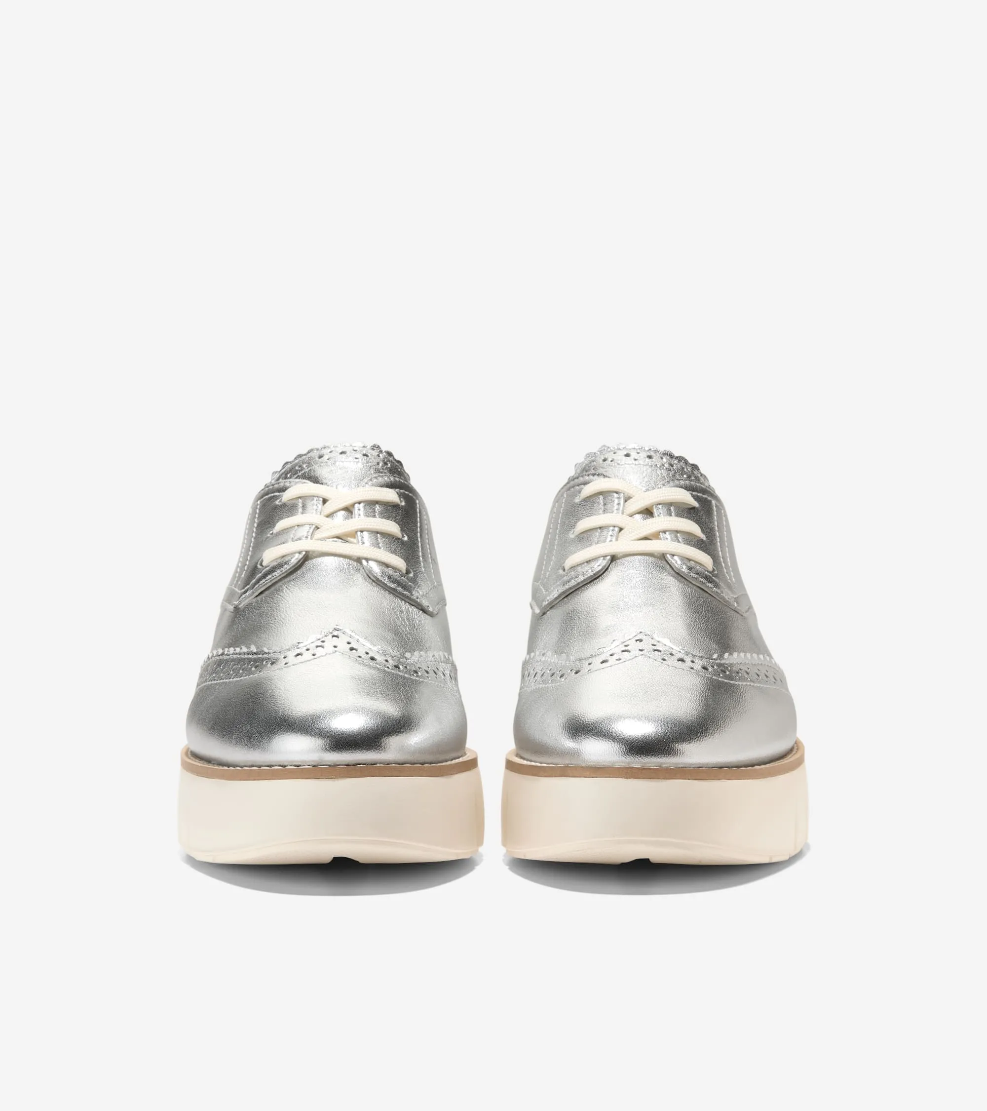 Women's City Platform Oxfords Grand  Wingtip Leather Oxford Shoes