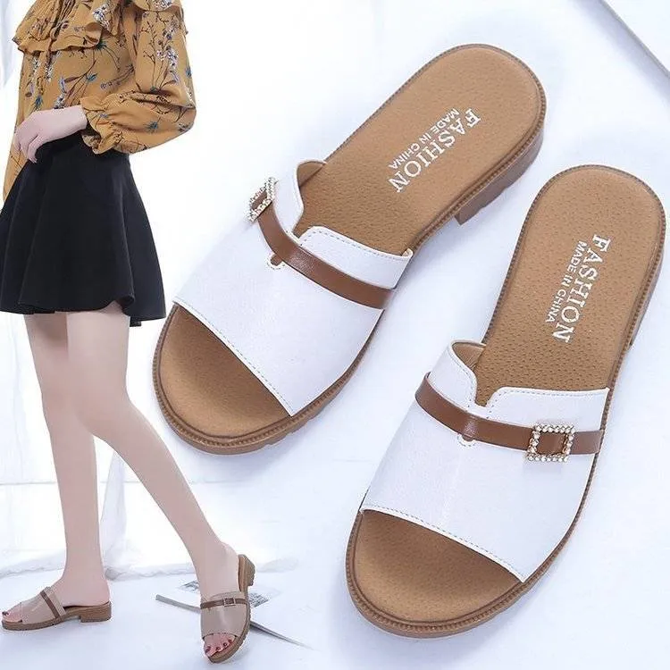 Fish Slides Women's Fashion Buckle Slide Sandals TC-288