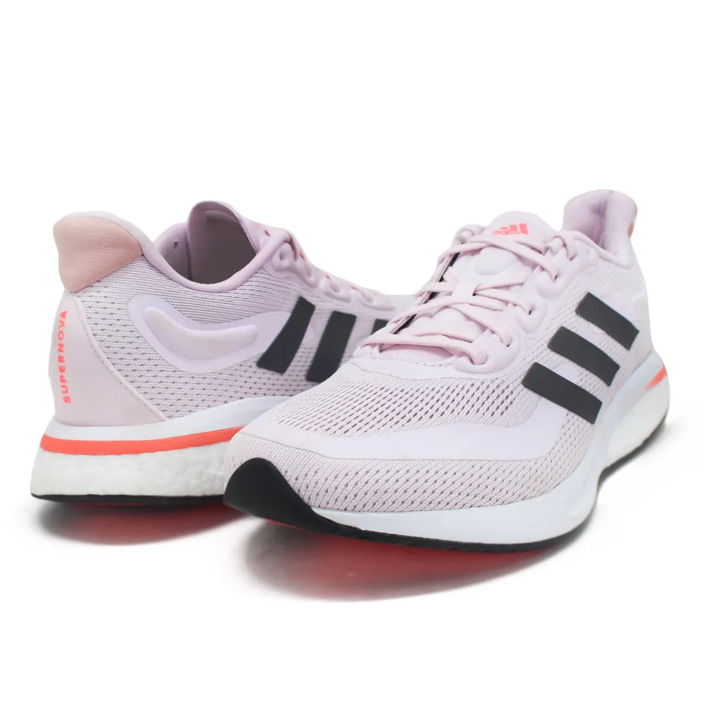 Women's Lace Up Running Shoes,Pink Running In Snow