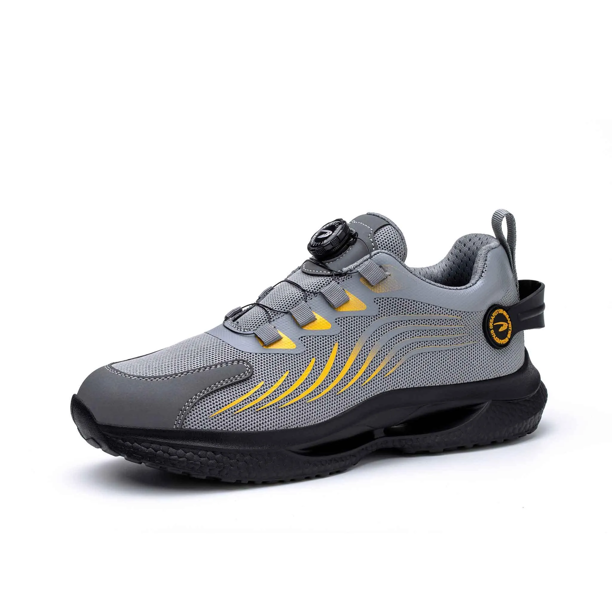 Women's Lightweight Steel Toe Shoes - Knob Lacing System | B253 Comfortable Work Boots Steel Toe