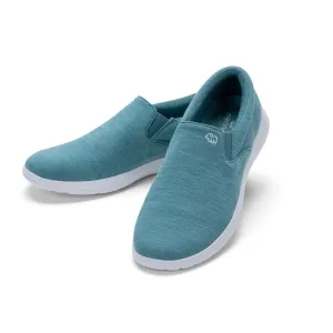 Women's Slip-Ons Mist Green Slip On Steel Cap