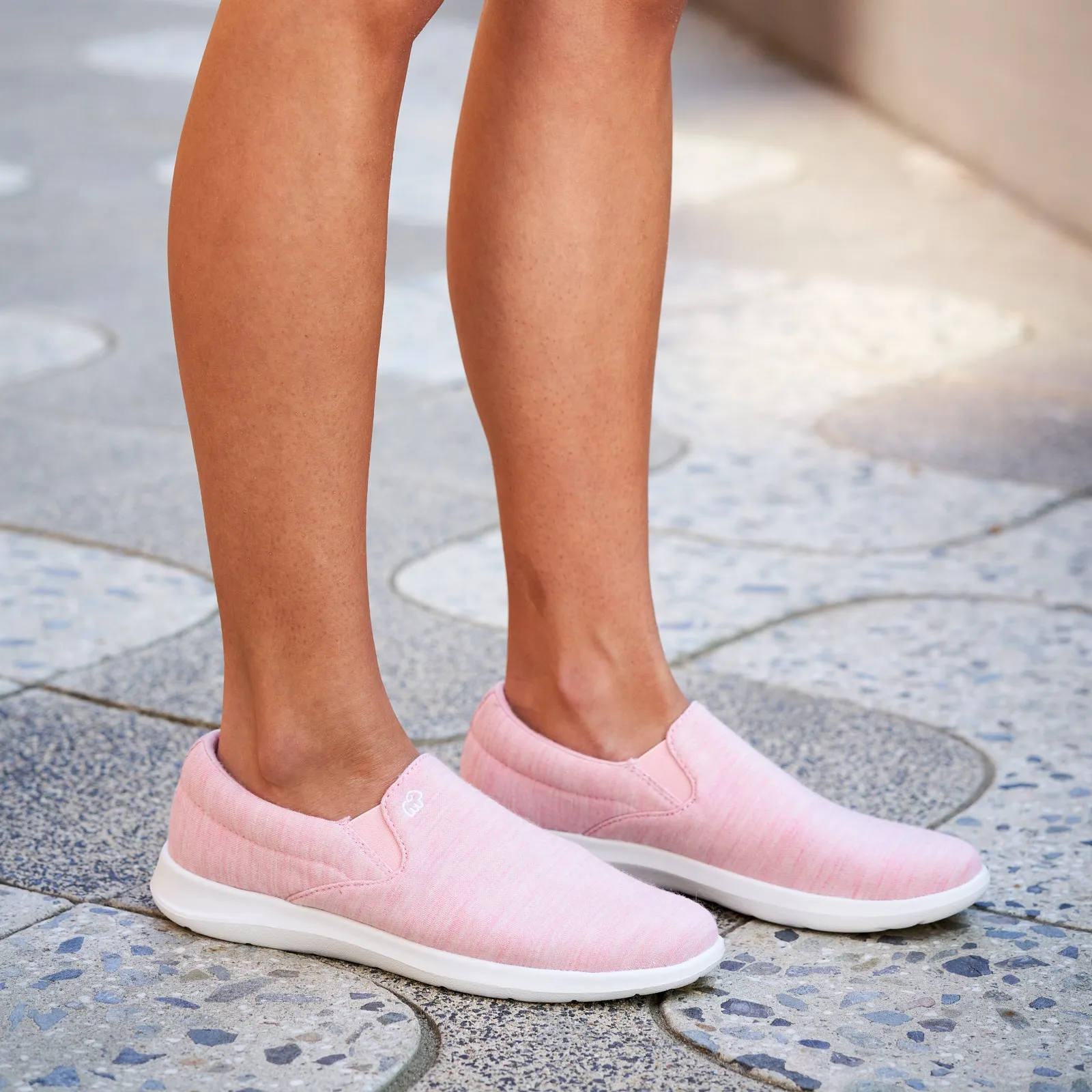 Women's Slip-Ons Pink Slip On Slippers With Rubber Soles