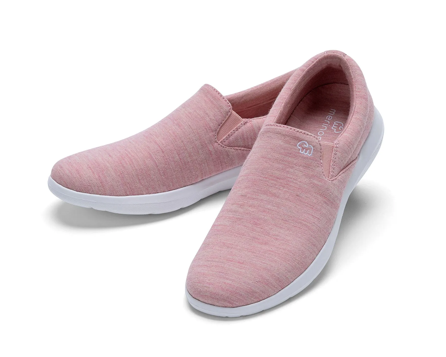 Women's Slip-Ons Pink Slip-on Sneakers With Laces