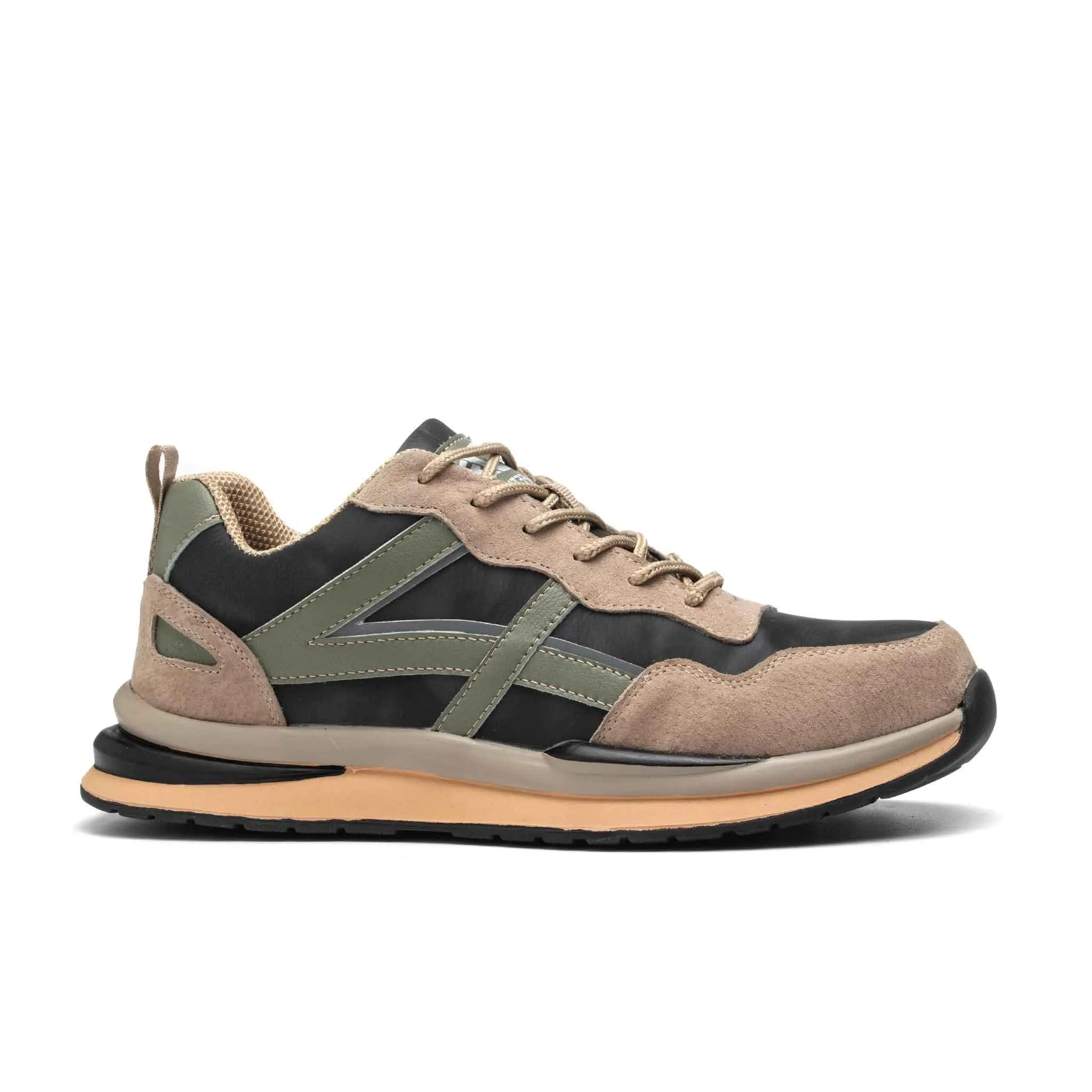 Work Boots With Side Zipper Women's Steel Toe Shoes - Waterproof | B204