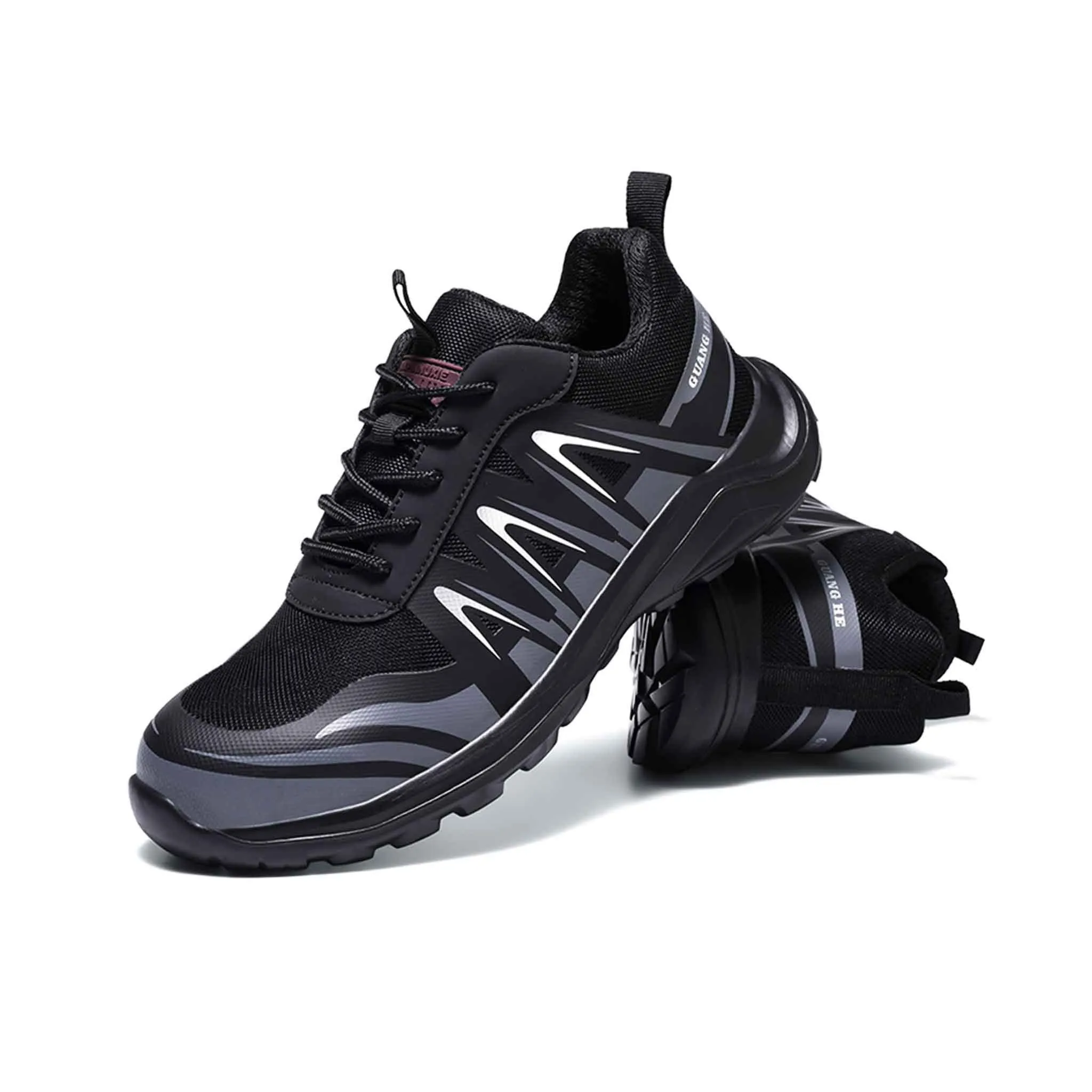 8010 Work Boots Women's Steel Toe Sneakers - Durable & Wear-Resistant | B262