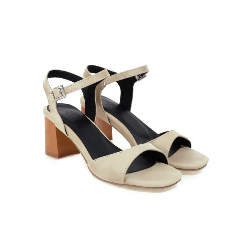 Goth Sandals Women's's Rhinestone Block Heels Sandals Women's's Heels