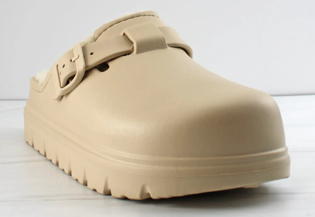 Cairo 8 Women's Closed Toe Teddy Lined Clogs Go Walk Max Slip-on Shoes