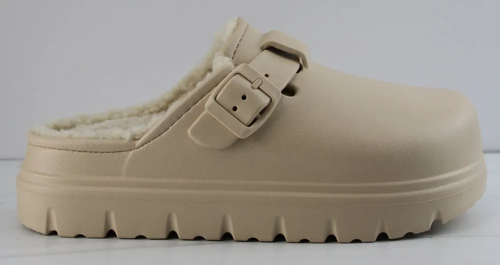 Johnston And Murphy Slip On Loafers Cairo 8 Women's Closed Toe Teddy Lined Clogs