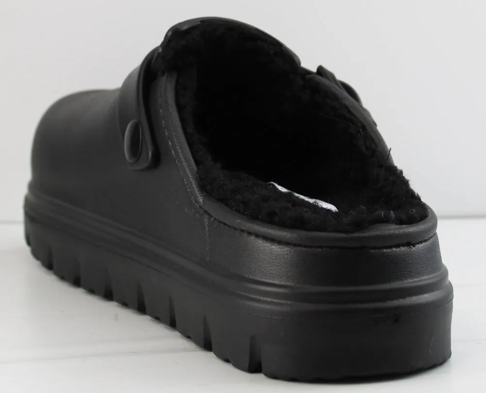 Shoes For Crews Slip Ons Cairo 8 Women's Closed Toe Teddy Lined Clogs