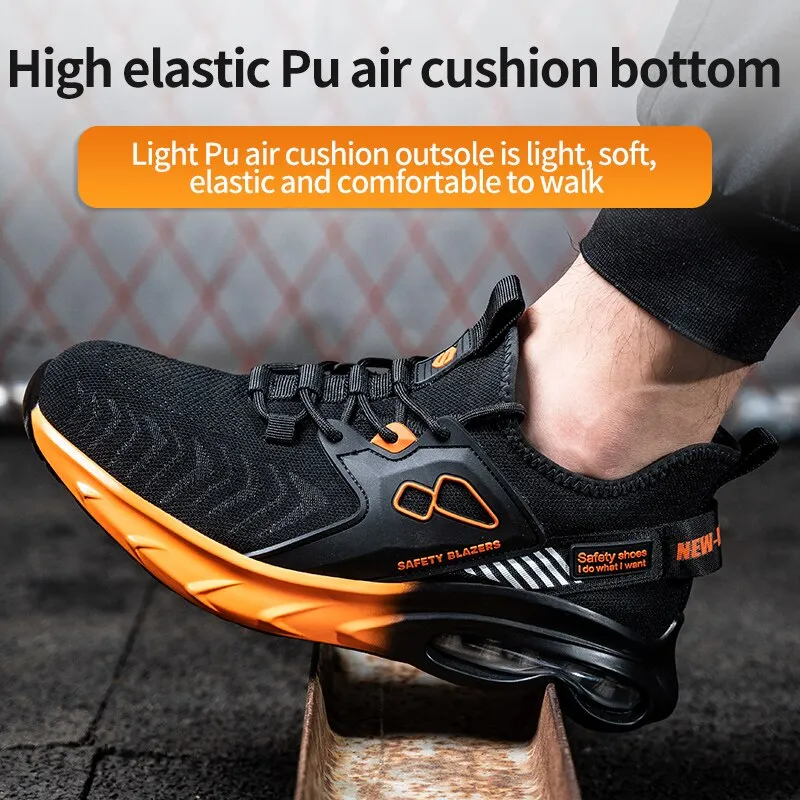 Work Shoes Steel Toe Sports Shoes Indestructible Safety Shoes Designer Shoes For Flat Feet