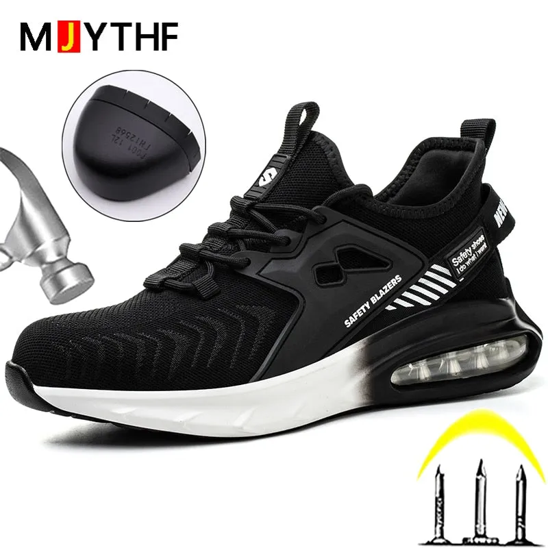 Flat Turf Shoes Work Shoes Steel Toe Sports Shoes Indestructible Safety Shoes