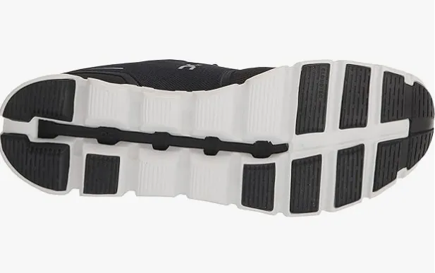 Asics Concrete Running Shoes ON Men's Cloud 5 Sneakers, Black/White, 13