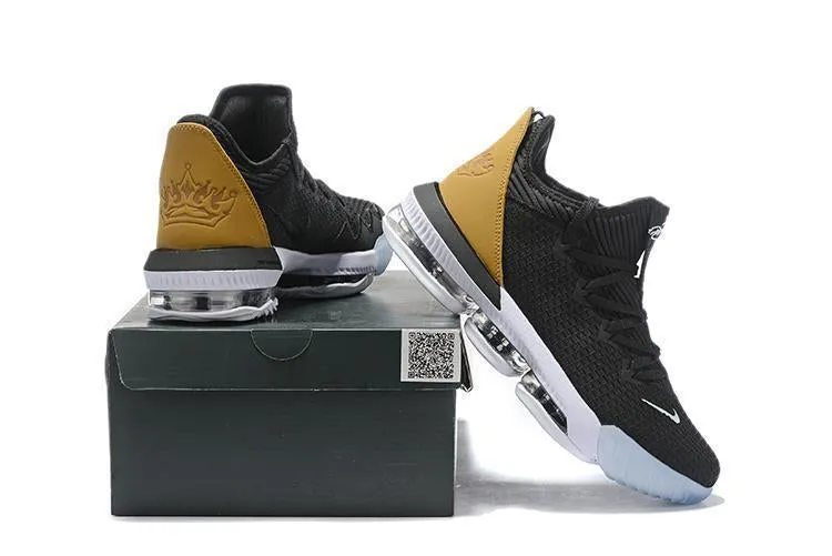 Nike Lebron XV 16 Low 'Soundtrack' Black Brown Men Shoes Sale Size US 7-12 Classic Asics Tiger Shoes