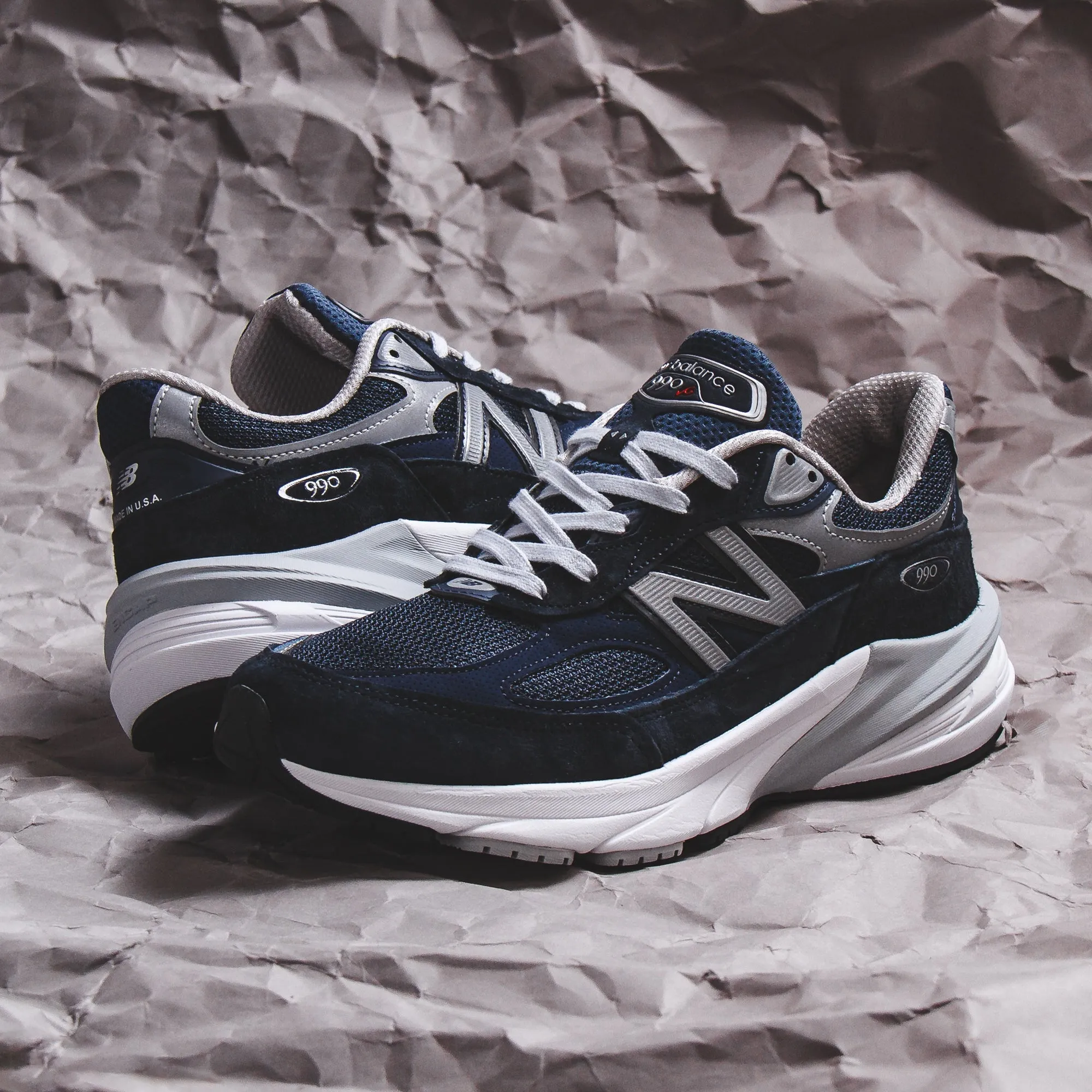 990 New Balance V4 New Balance Men 990v6 Navy Made In USA M990NV6