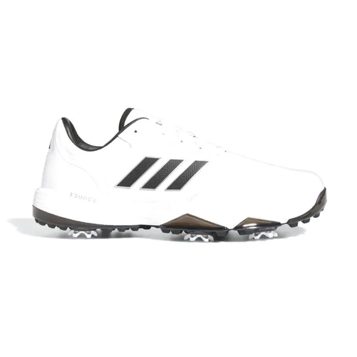 Adidas Men's Bounce 3.0 WD Spiked Golf Shoes - White/Black/Silver Adidas Shoes Zappos