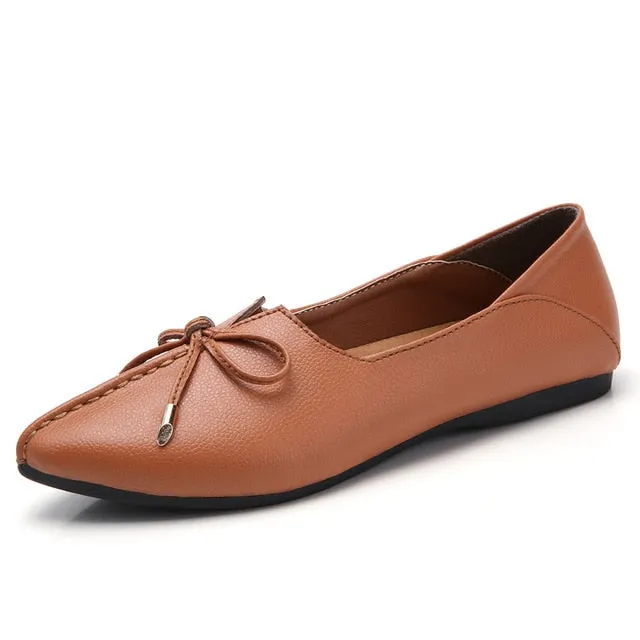 Fall Loafers 2024 Ysoul Women Flats Shoes 2019 Spring Leather Shoes Ladies Slip-on Loafer Boat Zapatillas Mujer Flat buty damskie chaussures femme